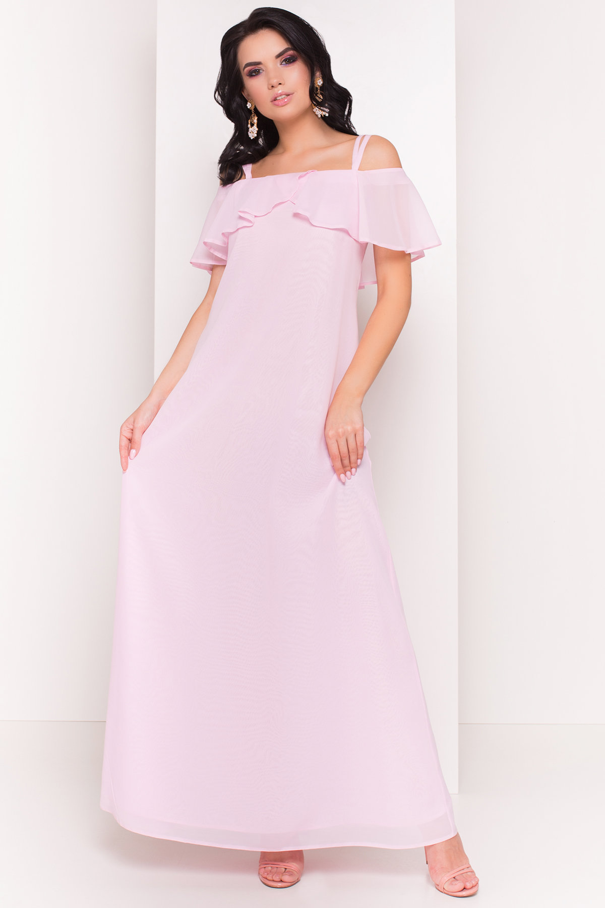 Платье Пикабу 5149 АРТ. 36234 Цвет: Розовый Светлый - фото 1, интернет магазин tm-modus.ru