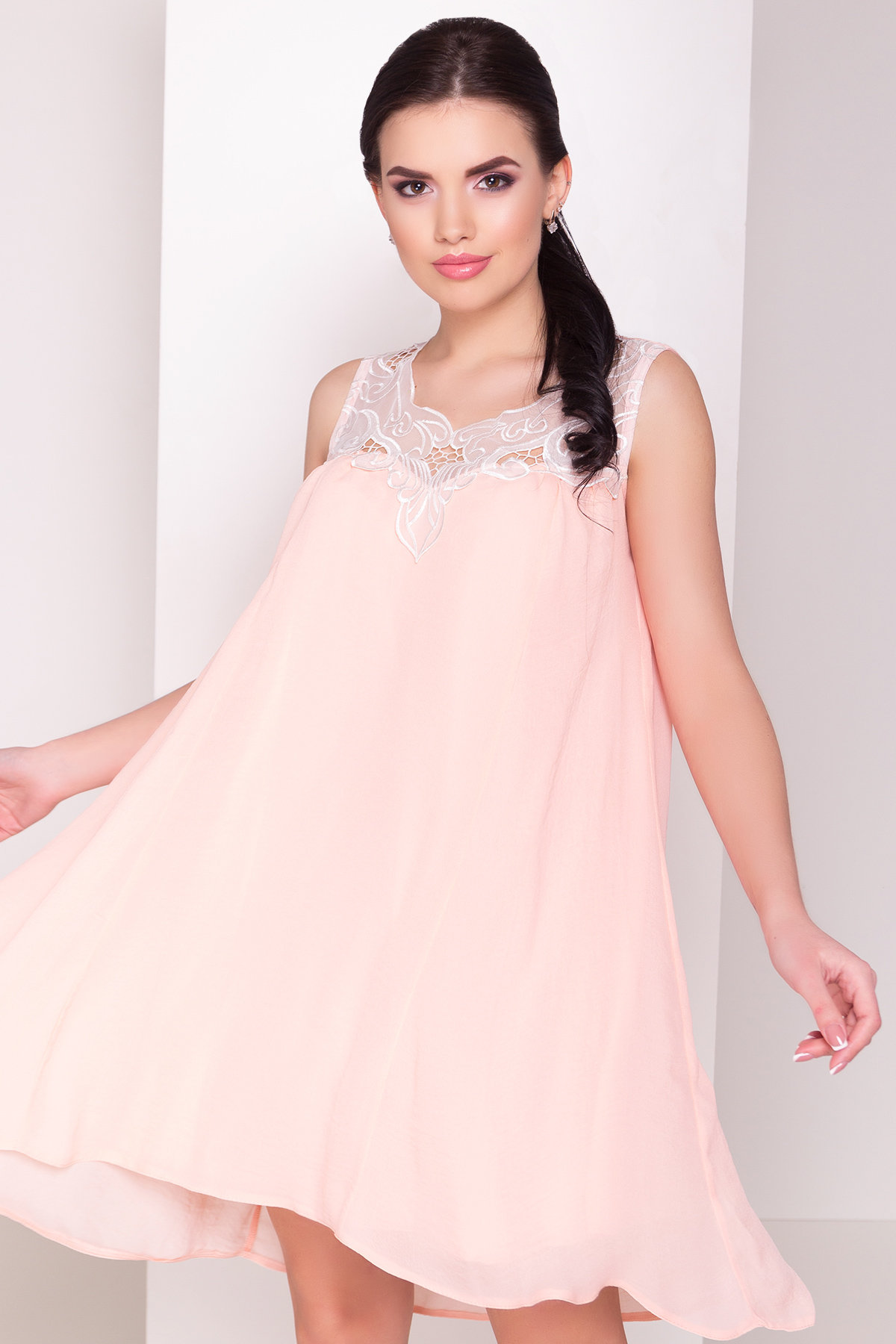 Платье Альбина 3144 Цвет: Персик