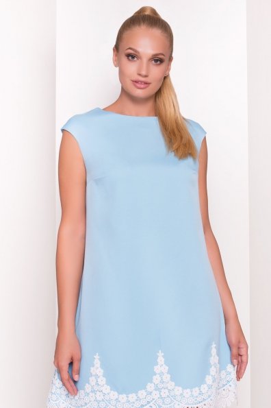 Платье Лера Donna 5050 Цвет: Голубой Темный