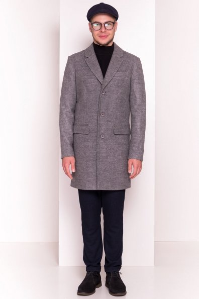 Пальто мужское Пако 5235 Цвет: Серый