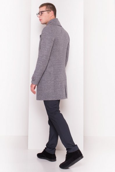 Пальто мужское Лоренс 5403 Цвет: Серый Темный LW-5