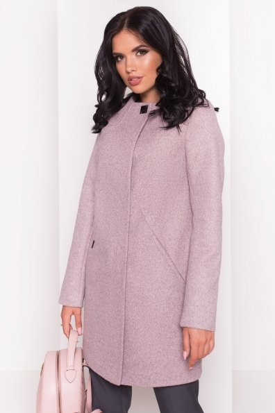 Пальто Шаника 5379 Цвет: Серый/розовый