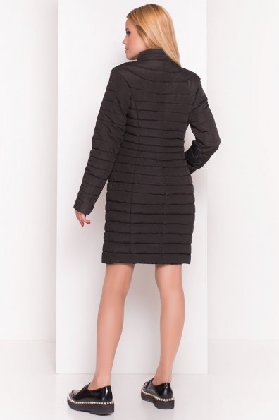 Стильное стеганое пальто Блисс 4520 Цвет: Черный