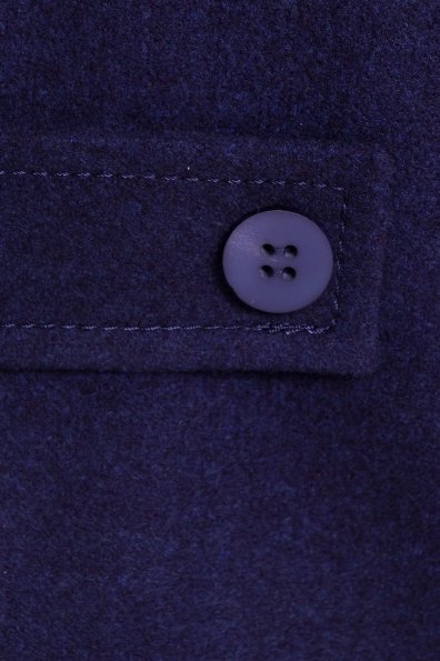 Демисезонное пальто трапеция в расцветках Латте 5429 Цвет: Темно-синий 17