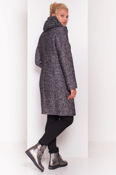 Пальто зима Луара Donna 3685 Цвет: Черный/серый