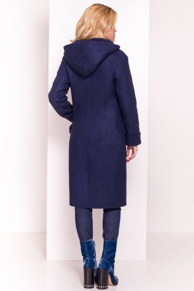 Пальто зима с капюшоном Анджи 5476 Цвет: Темно-синий 17