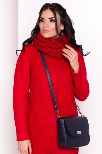 Пальто зима Фортуна 0574 Цвет: Красный