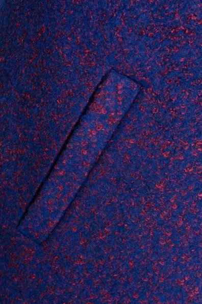 Пальто зима Фортуна 0574 Цвет: Темно-синий/марсала