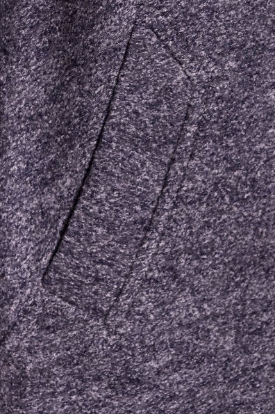 Однобортное пальто с потайной застежкой Арсина Donna 4451 Цвет: Серый темный LW-22