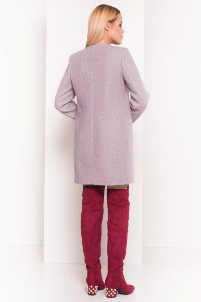 Пальто Парис 5404 Цвет: Серый/Розовый 78