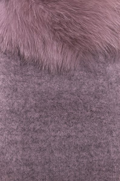 Пальто зима с меховым воротником стойкой Габи 4175 Цвет: Карамель 20