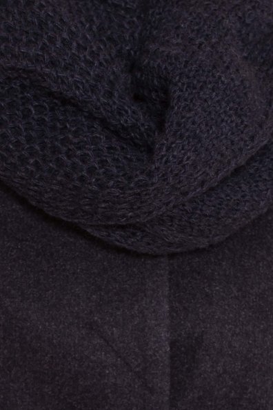 Пальто зима (шарф-хомут в комплекте) Люцея 5884 Цвет: Т.синий 6
