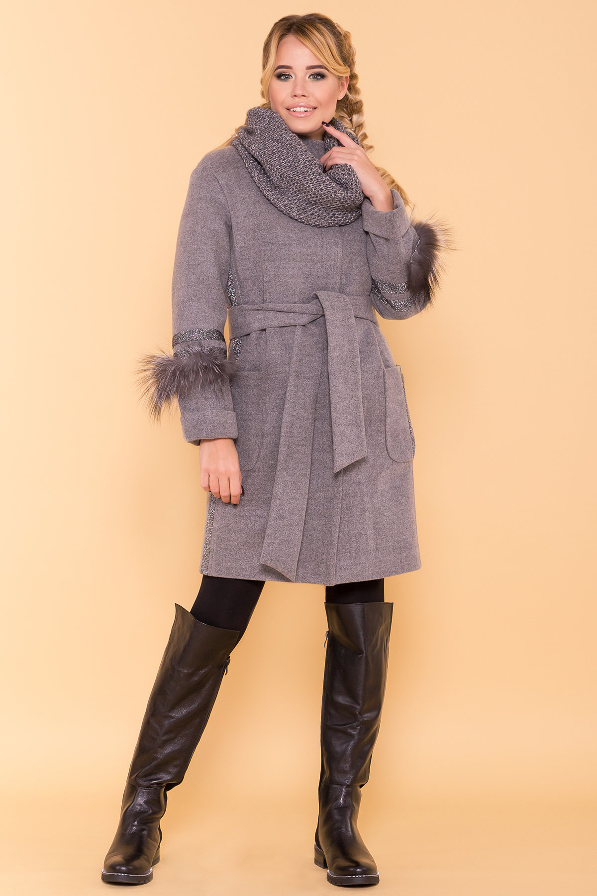 Купить женское пальто в Украине Пальто зима Приоритет 5656