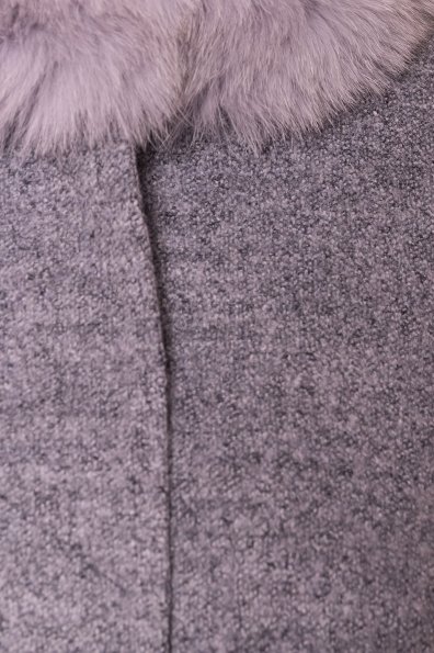 Зимнее утепленное пальто Donna Фортуна 3526 Цвет: Серый 48