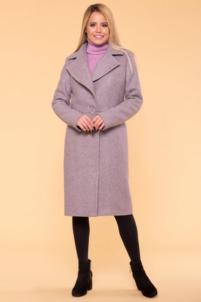 Пальто зима Габриэлла 5936 Цвет: Серый/розовый 78