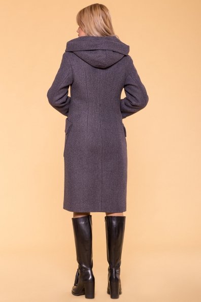 Пальто зима Анджи 5501 Цвет: Серый/голубой 43