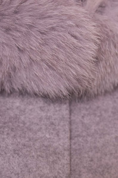 Пальто зима Сплит 5958 Цвет: Серый/розовый 78