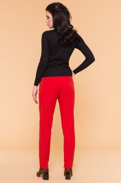 Базовые брюки со стрелками Эдвин 2467 Цвет: Красный