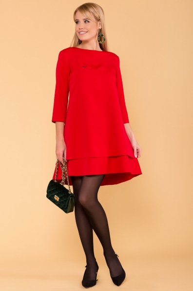Платье Делафер 3245 Цвет: Красный