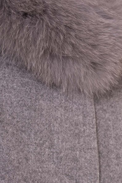 Пальто зима Мелини 5967 Цвет: Серый 18