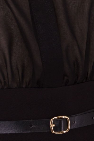 Платье Берли 6081 Цвет: Черный/бежевый