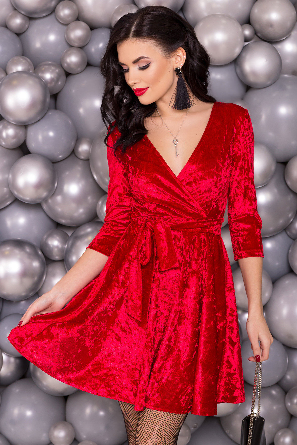 Платье Келли 6027 Цвет: Красный