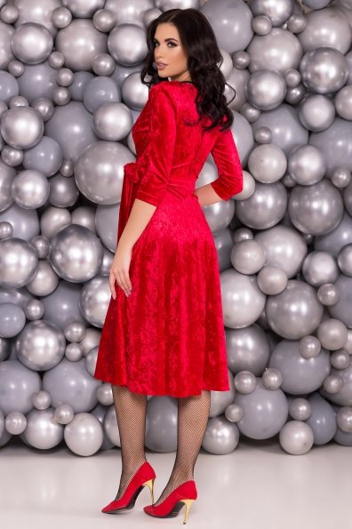 Платье миди Келли 6094 Цвет: Красный