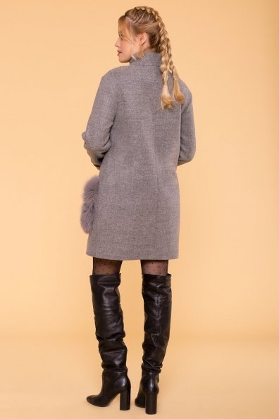 Женское пальто зима Клодис 3817 Цвет: Серый 18