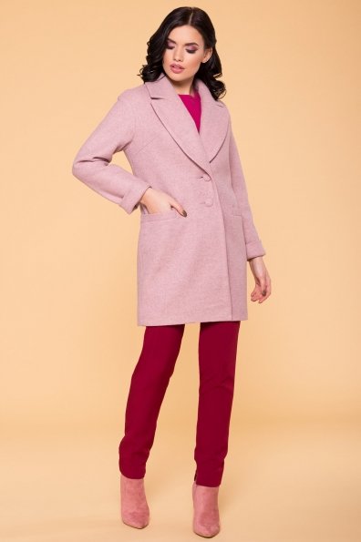 Пальто Вива 5536 Цвет: Серо-розовый 7