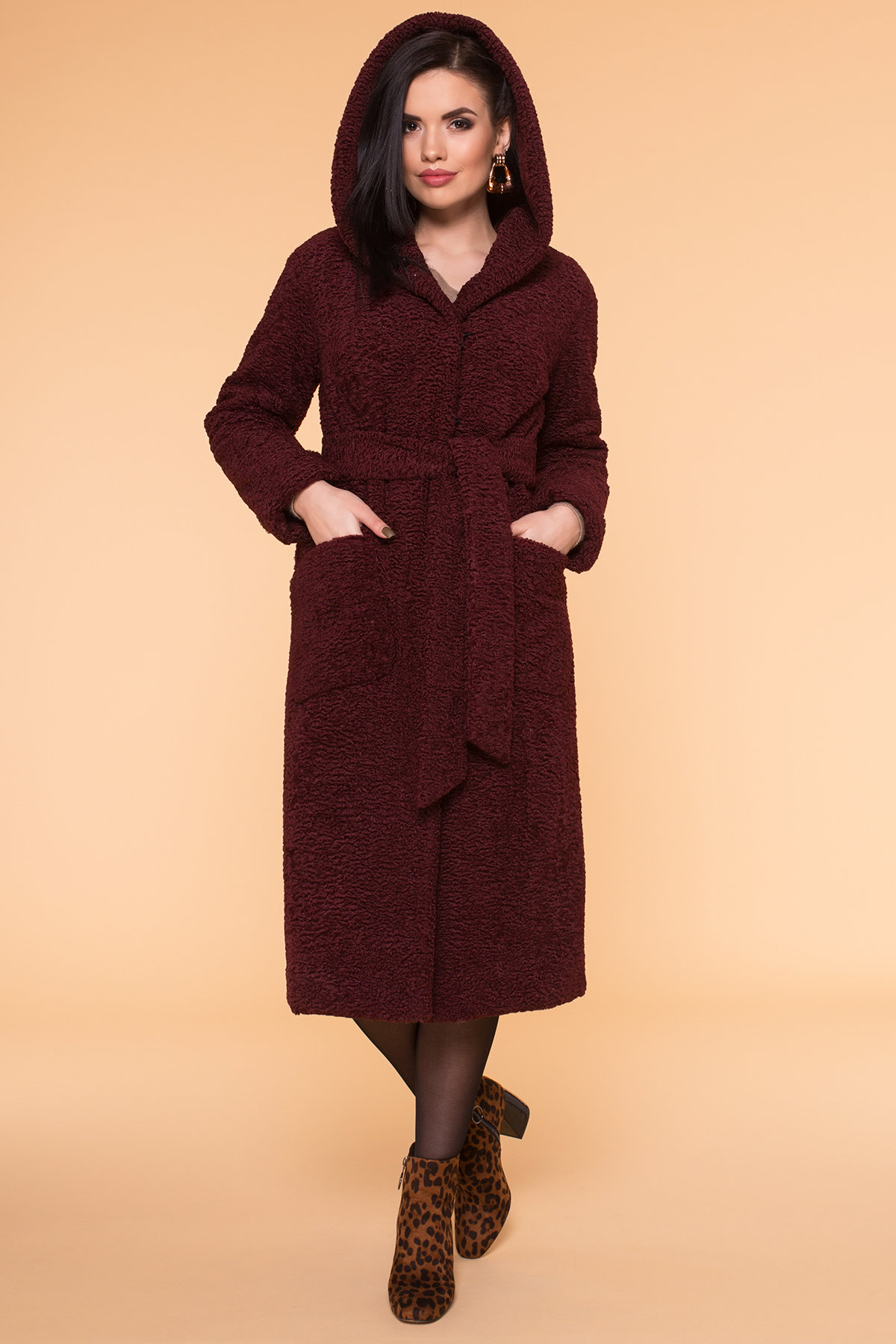 Женское пальто недорого от TM Modus Пальто из искусственного каракуля Анита макси 6012