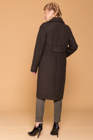 Пальто миди с прорезными карманами Ждана лайт 6337 Цвет: Хаки 16