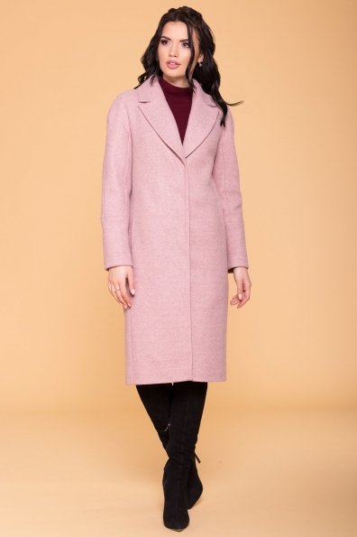 Пальто Верди 6351 Цвет: Серо-розовый 7