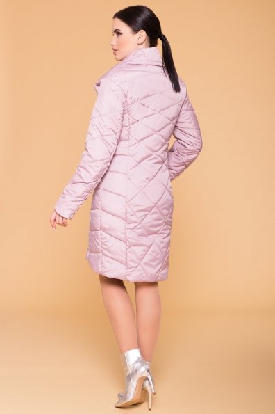 Пальто Сандра 6422 Цвет: Серо-розовый