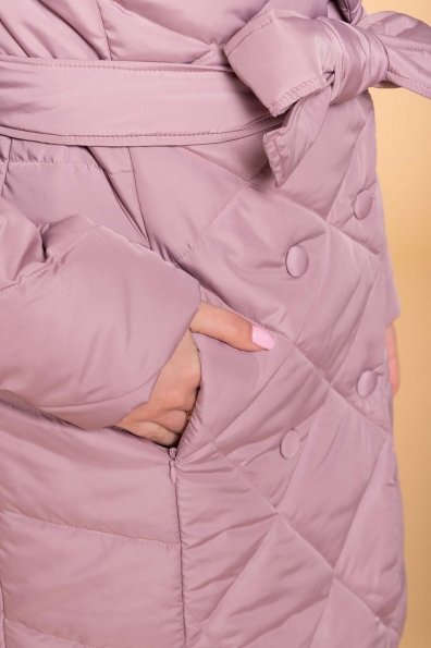 Пальто Сандра 4440 Цвет: Серо-розовый