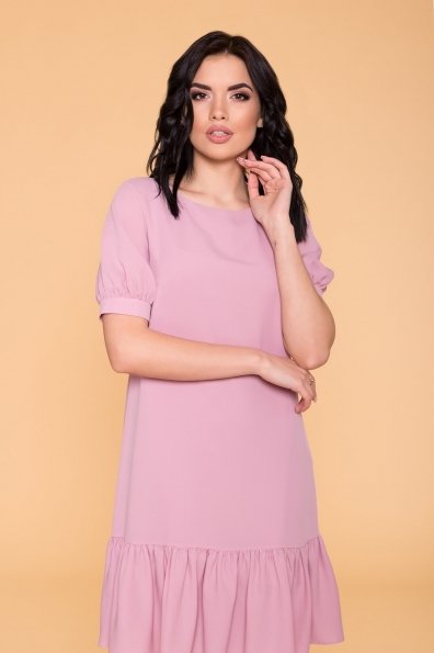 Платье Алиби 6730 Цвет: Серо-розовый