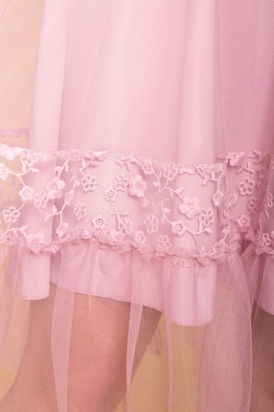 Нарядное Платье Фая 6649 Цвет: Серо-розовый