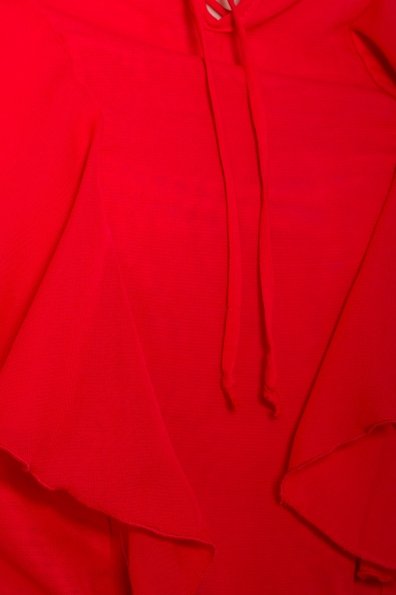 Шифоновая блуза с рюшами Дайан 6754 Цвет: Красный