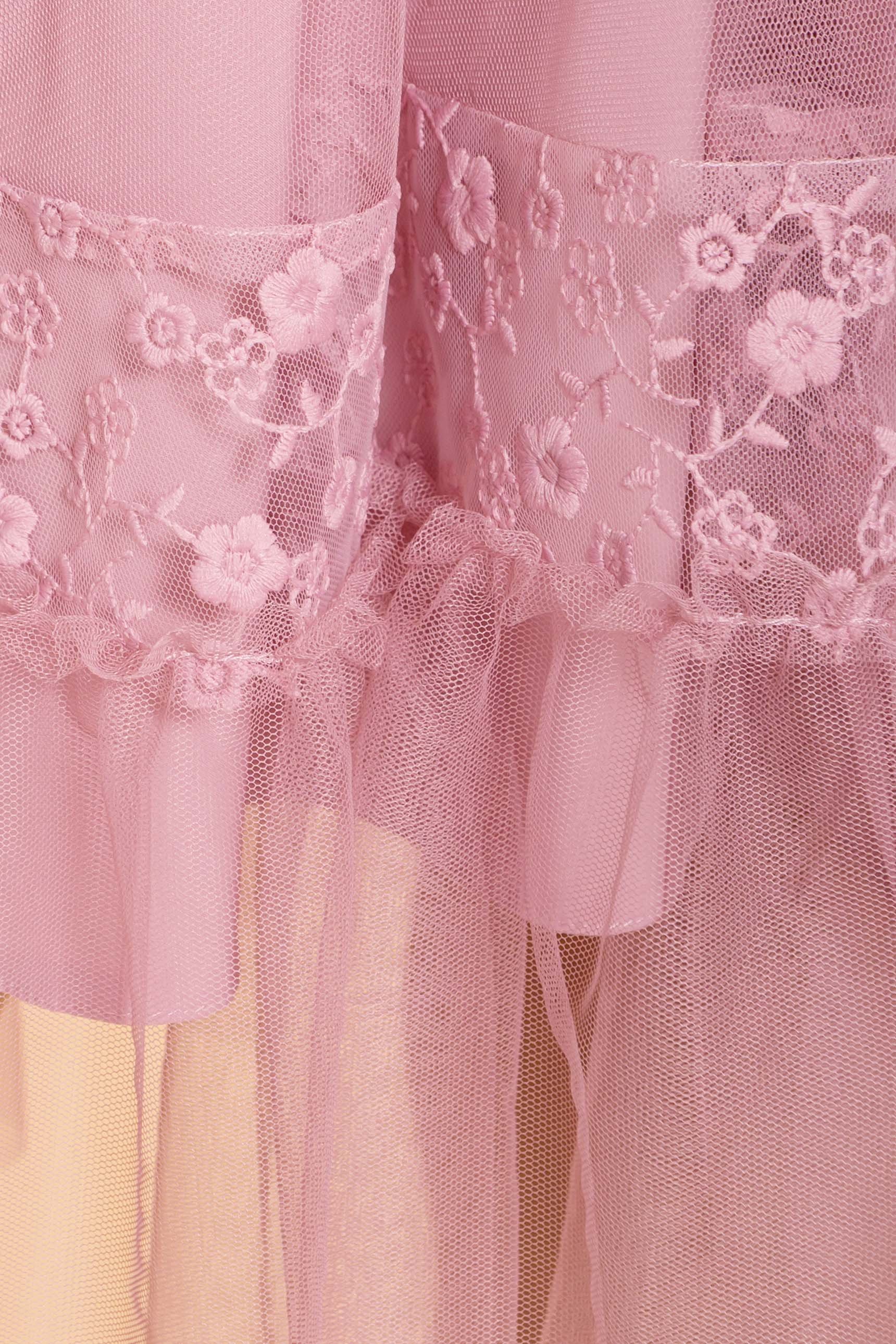 Платье Риана 6701 АРТ. 41936 Цвет: Серо-розовый/серо-роз/сер-роз - фото 4, интернет магазин tm-modus.ru