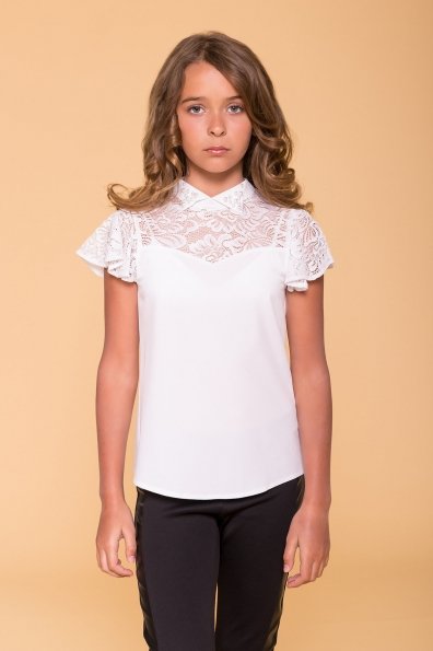 Блуза детская Лола 5221 Цвет: Белый