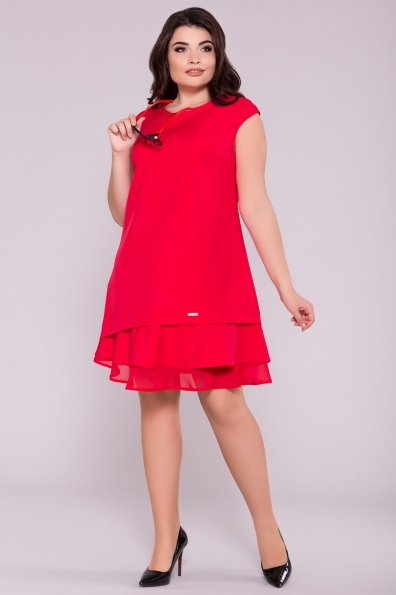 Платье Холли DONNA 6834 Цвет: Красный 14