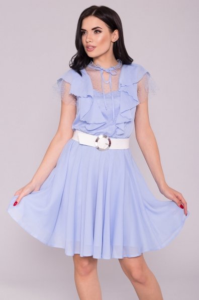 Платье Дали 6992 Цвет: Голубой