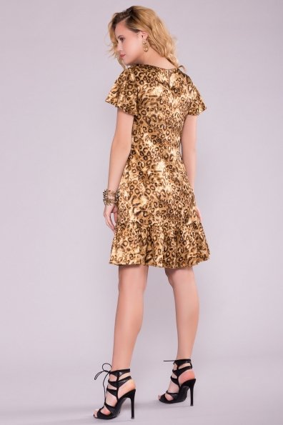 Платье Патрисия 6986 Цвет: Леопард коричнев.