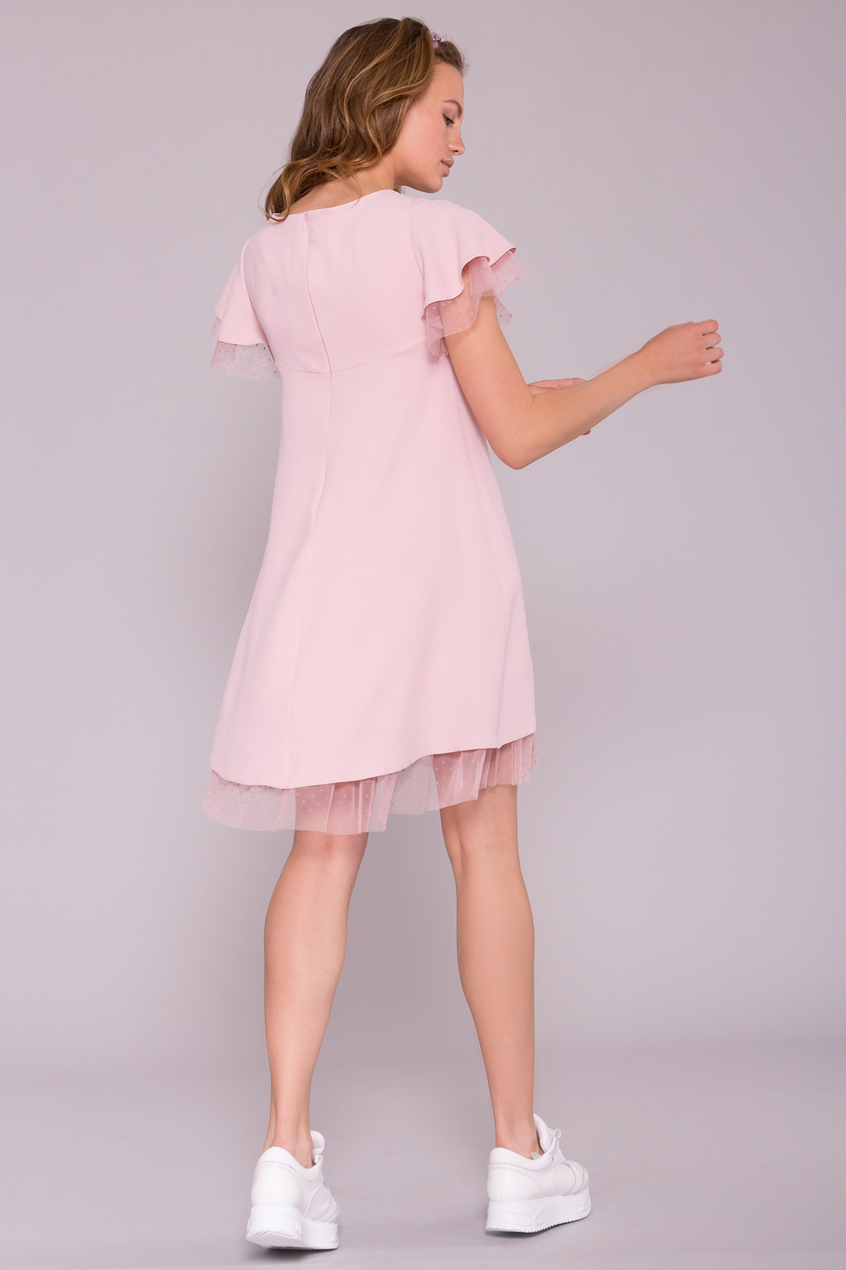 Платье Романтик 7154 АРТ. 42564 Цвет: Розовый 16 - фото 2, интернет магазин tm-modus.ru