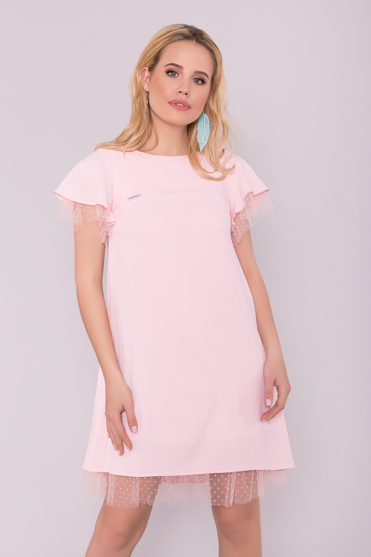 Платье Романтик 7154 Цвет: Розовый Светлый 8