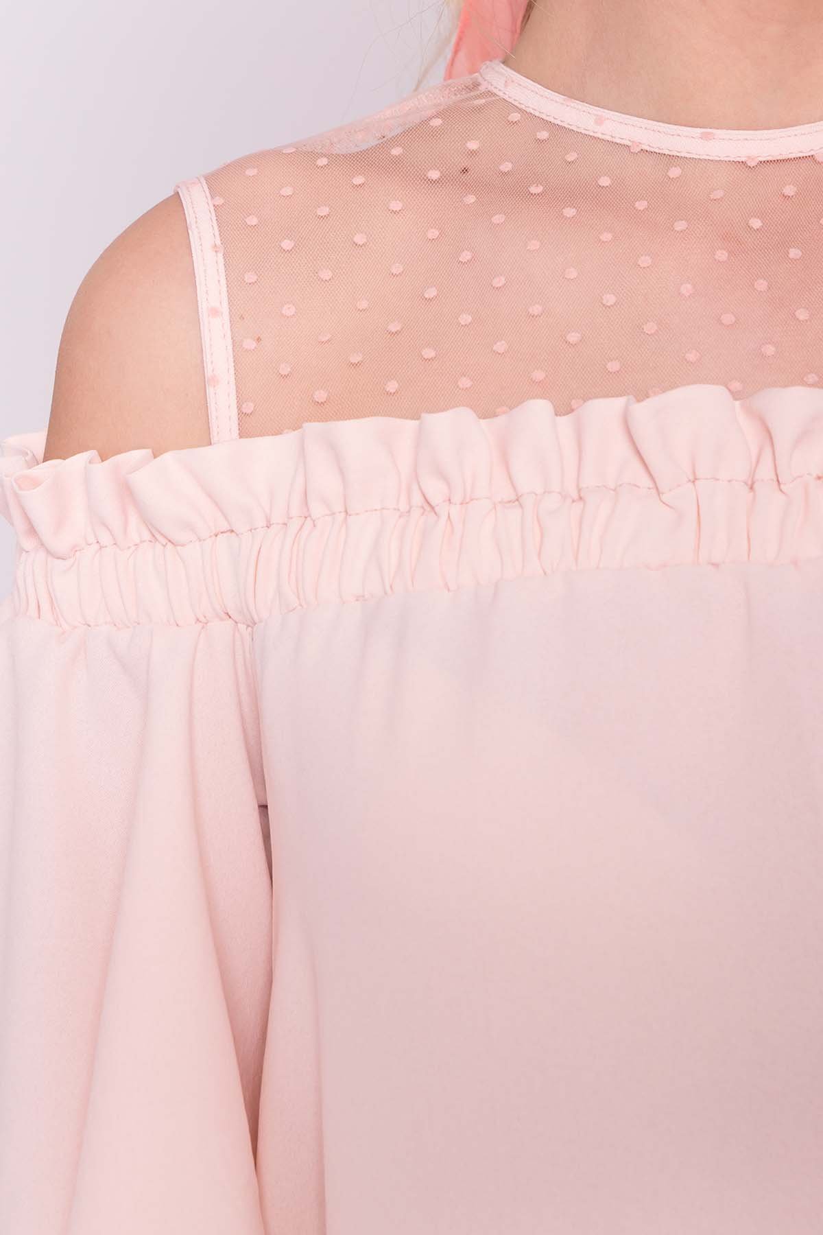 Платье Молена 7138 Цвет: Розовый Светлый