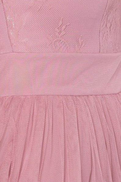 Платье Амур лайт 6913 Цвет: Пудра темная/серо-розовый