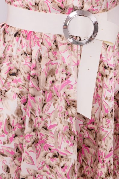 Платье Луиджи 7144 Цвет: Бежевый/Розовый