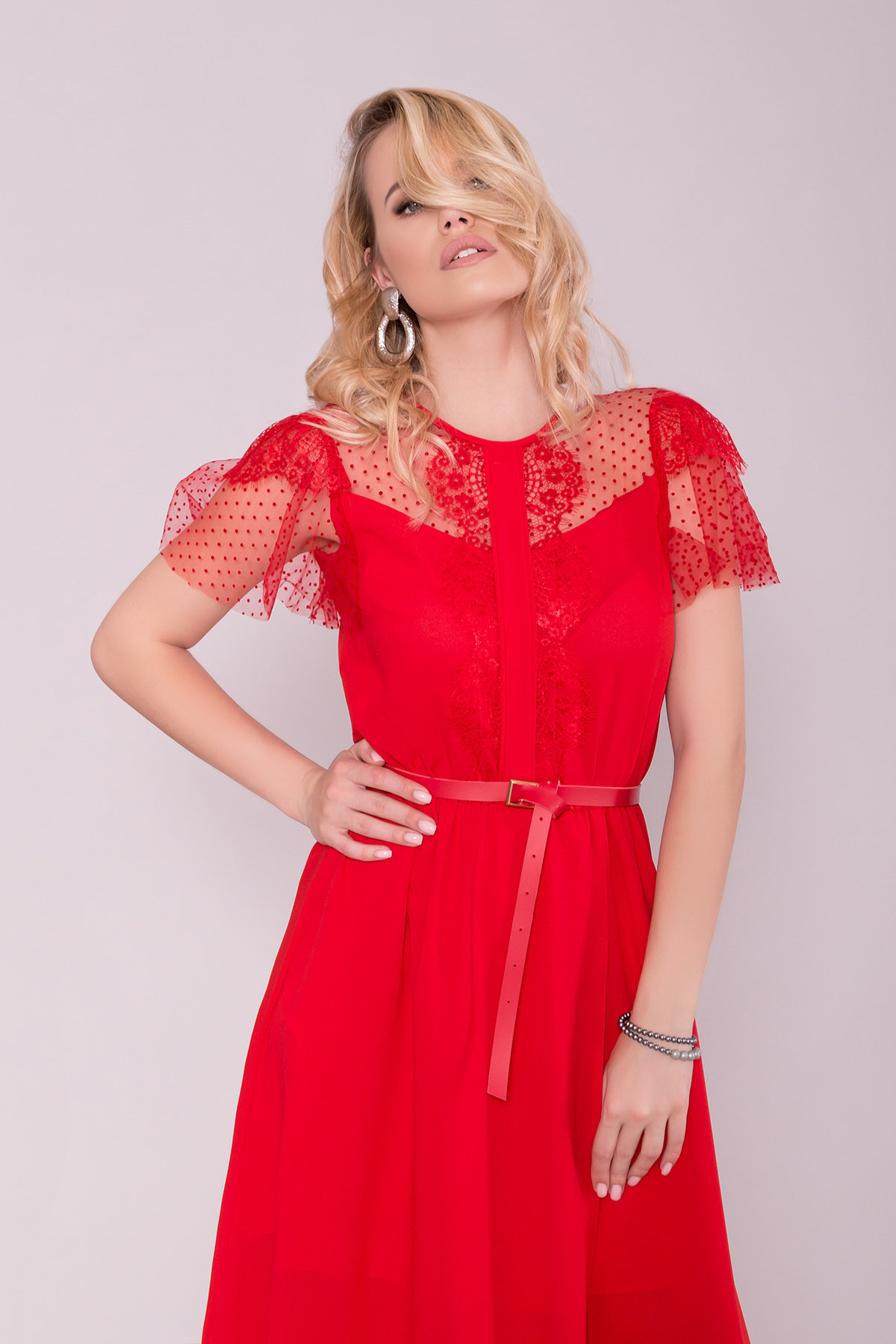 Платье Австралия 7333 Цвет: Красный