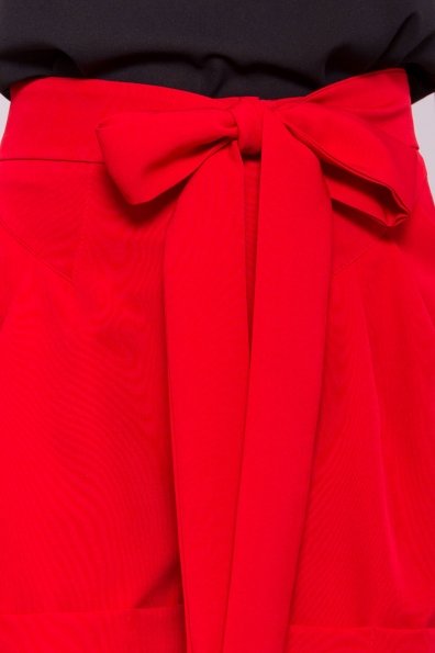 Однотонные шорты Камю 7329 Цвет: Красный
