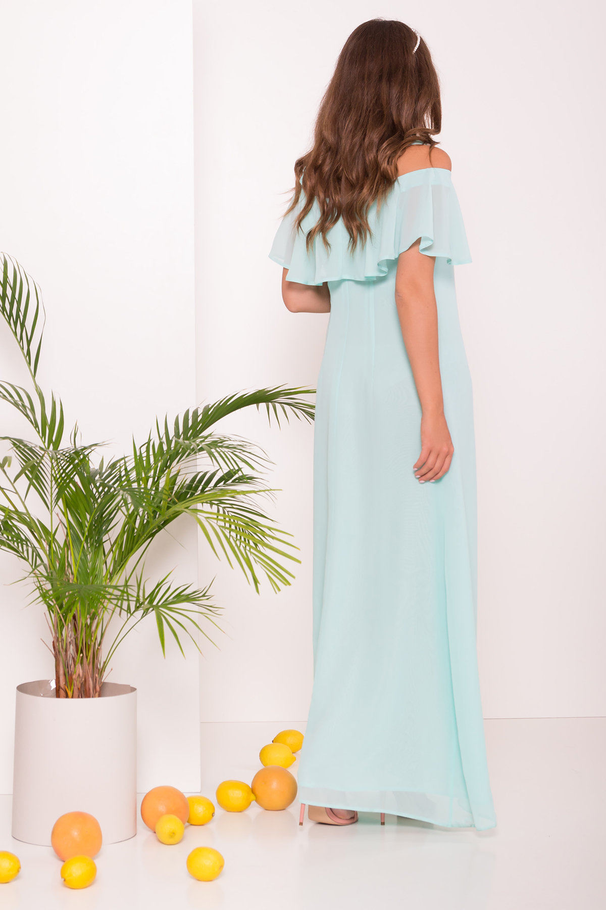Платье Пикабу 7449 АРТ. 43243 Цвет: Мята - фото 4, интернет магазин tm-modus.ru